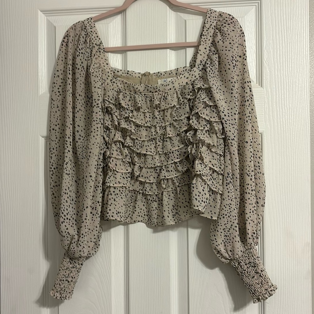 She + sky blouse